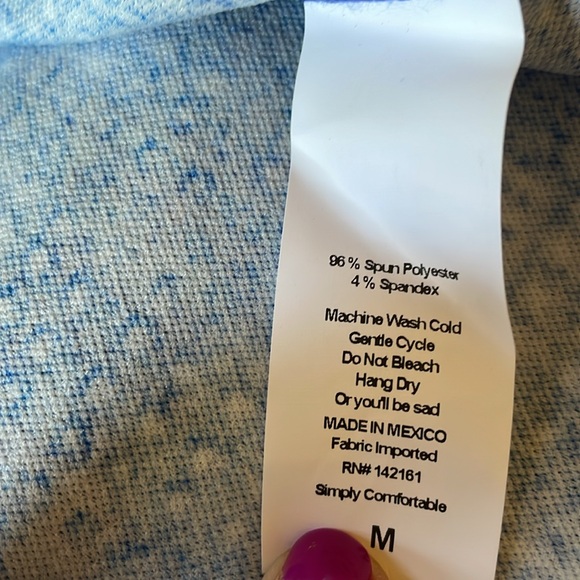 LulaRoe Stretchy Blue Skirt, Size Medium - Picture 5 of 6